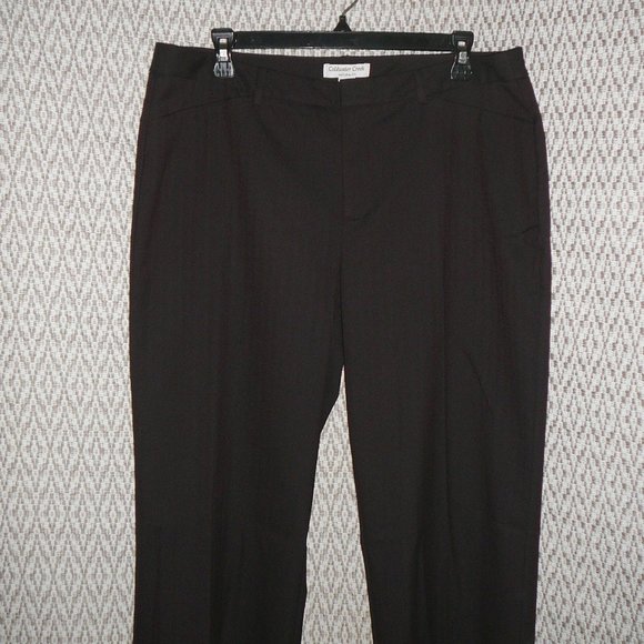 Coldwater Creek Brown Trouser Pants 14 - Picture 8 of 11